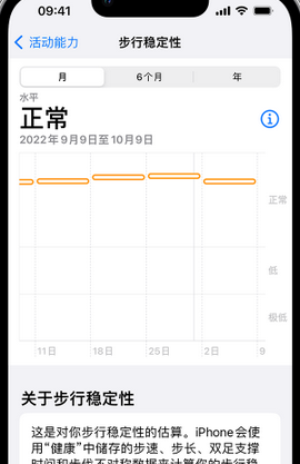 江西iPhone手机维修如何在iPhone开启'步行稳定性通知'