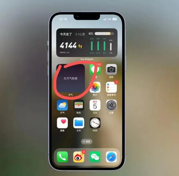 江西苹果手机维修分享:iOS16主屏幕天气小组件无法正常工作怎么办？ 