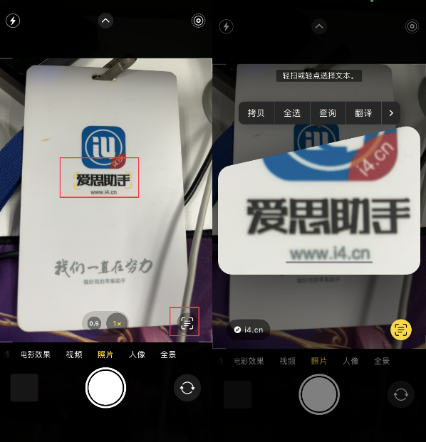 江西苹果手机维修分享升级iOS 16后如何通过相机翻译文本 