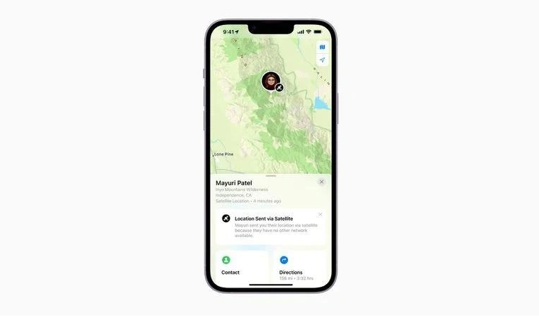 江西苹果14维修分享iPhone14系列中 FindMy功能通过卫星分享位置方法教程 