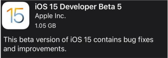 江西苹果手机维修分享如何升级到iOS15.0 beta5 